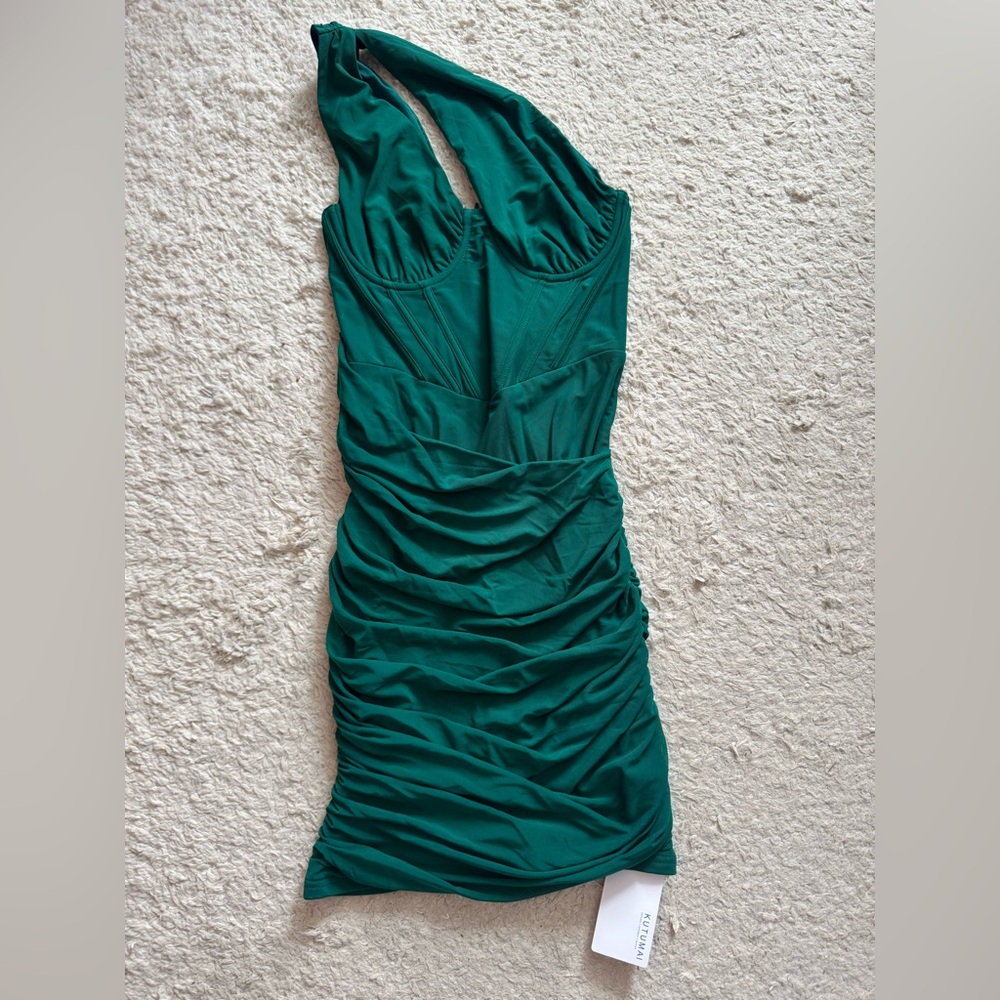 NWT ruched mini dress